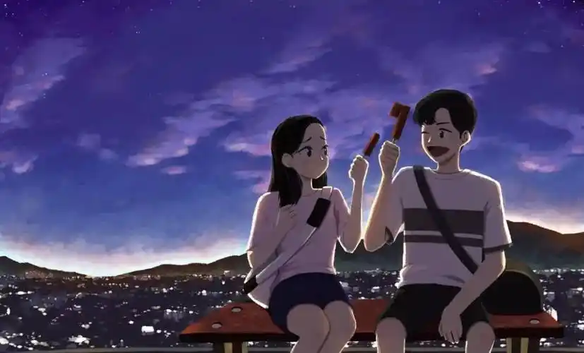 撒狗niang啊超甜的情侣插画往后余生请转给她他