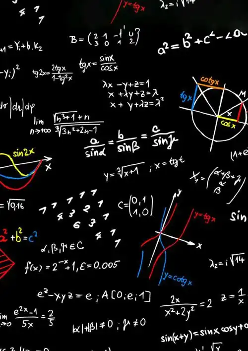 a4尺寸 黑底 数学公式 - 堆糖,美图壁纸兴趣社区