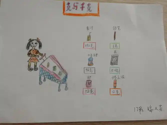 17彩霞数学实践活动—生活中的克与千克