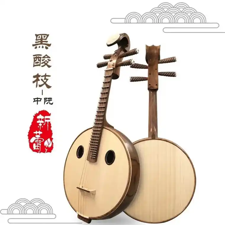 手工中阮,高端品质.#中阮 #民族乐器 #中阮乐器 #新蕾乐 - 抖音