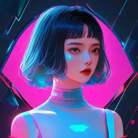 赛博朋克风头像,太酷了!_momo_谐音_姓氏