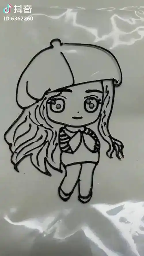 q版迪丽热巴巧克力教程这个q版造型是热巴在傲慢与偏见的造型喜欢给个