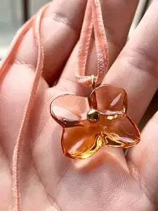 全新法国品牌baccarat巴卡拉水晶18k金750配件项链