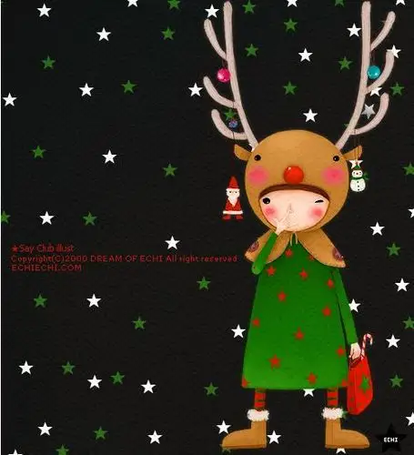 韩国echi的卡通插画作品欣赏 插画艺术--创意图库 #采集大赛