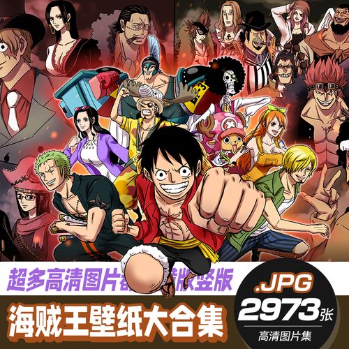 海贼王图集 桌面壁纸高清8k2k4k图片 路飞索隆插画原画素材大合集