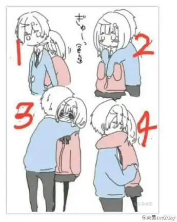 不同身高差的拥抱姿势,哪种最适合你?