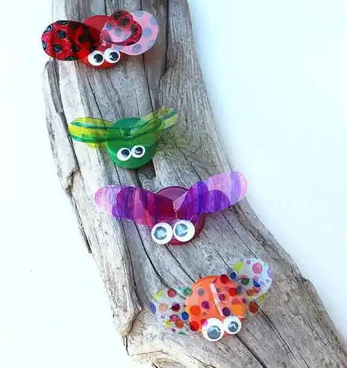 不但可以用来作为手工小车的轮子,还能变成海底世界的小鱼,甚至也能稍