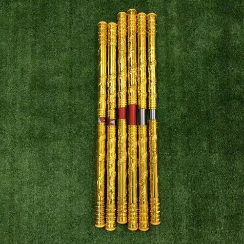 伸缩金棒不锈钢孙悟空如意金箍棒道具成人儿童金箍棒庙会地推玩具