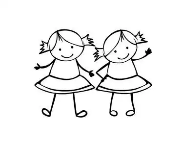 儿童插画卡通人物和有趣的玩具收藏,儿童绘画, 顶视图手用铅笔绘画画