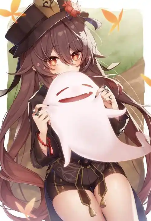 胡桃りぷお的原神插画图片