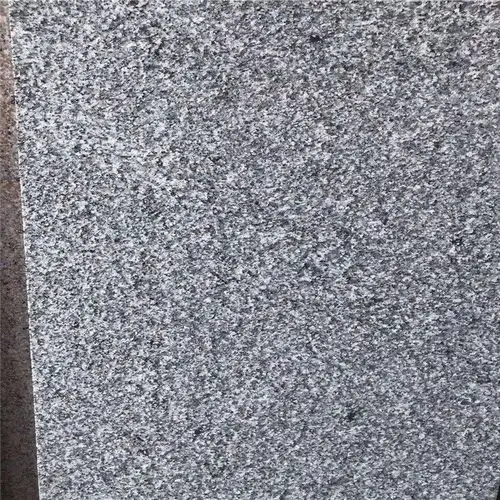 花岗岩芝麻黑火烧板火烧面g614石材道路工程地铺板