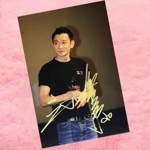 刘德华签名照(亲签)刘德华亲笔签名