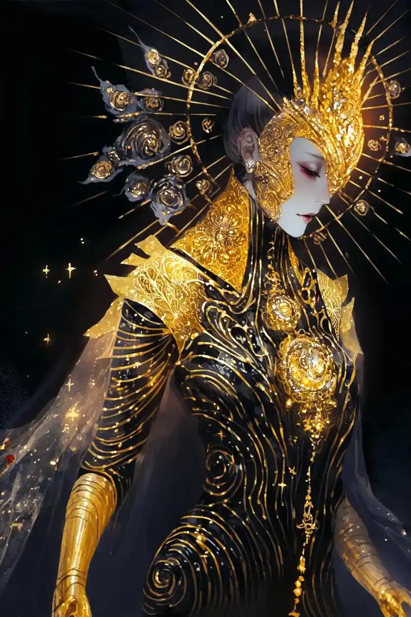 暗黑女王来自宇宙的力量.#我的插画作品集 #二次元漫画 #图 - 抖音