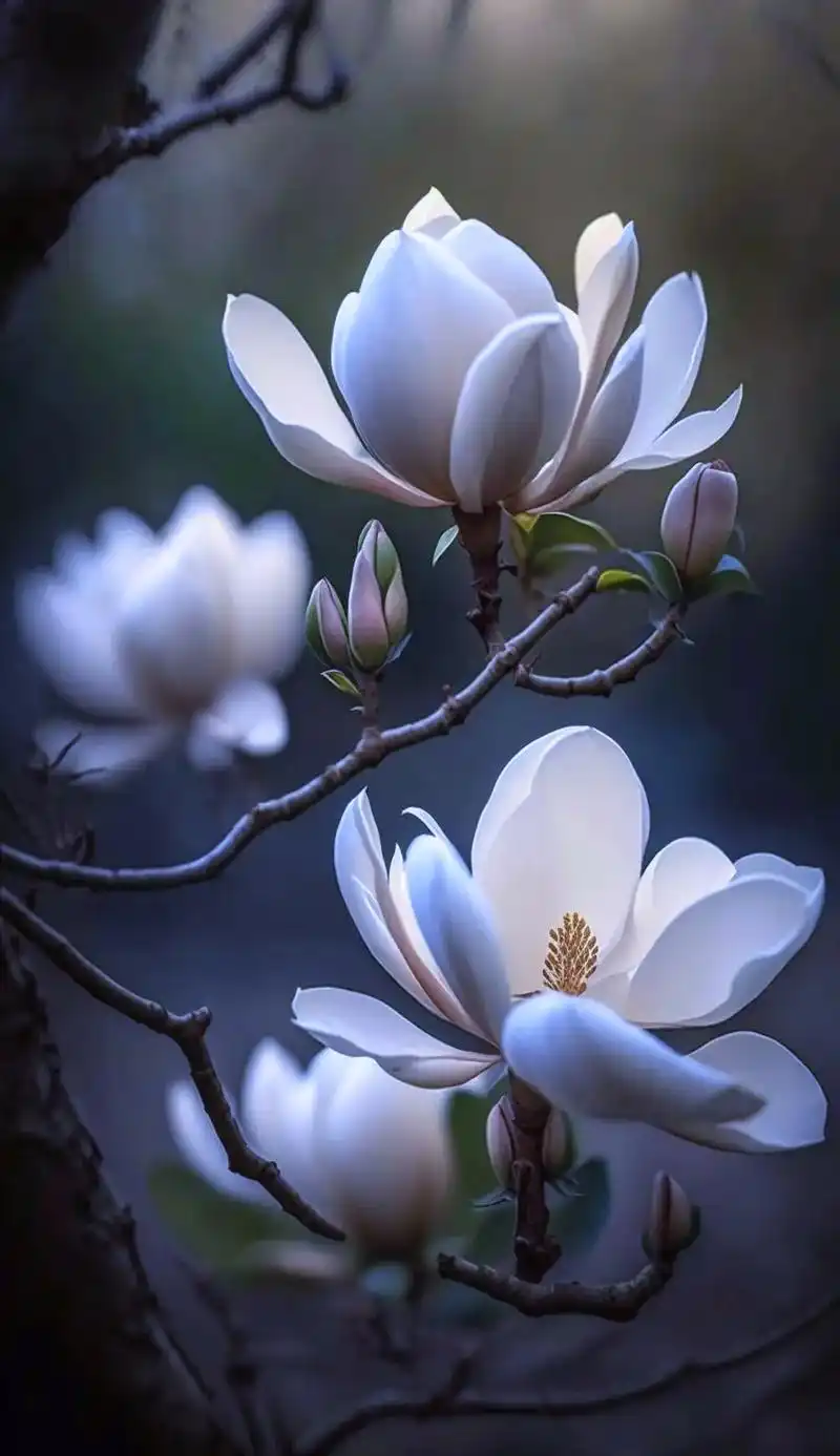 春暖绿意情深切,玉兰花开分外香#图文伙伴计划 #好看的花一定 - 抖音