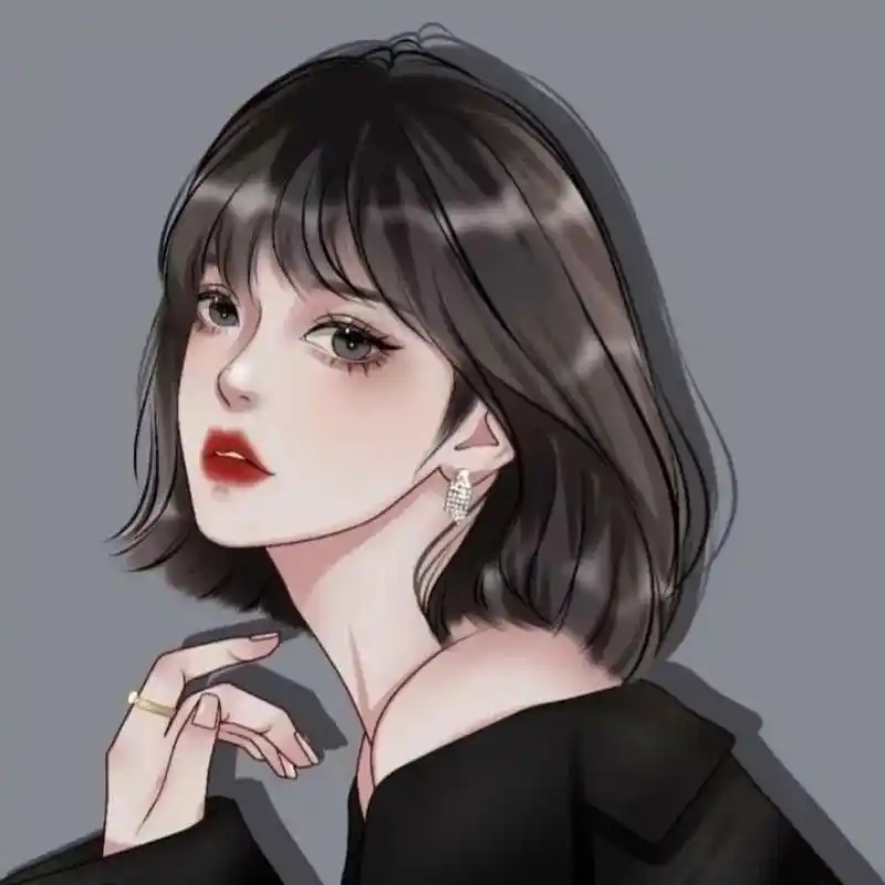 高级动漫头像/御姐头像/高冷女/手绘头像 定制手绘头像,动漫美女,好看