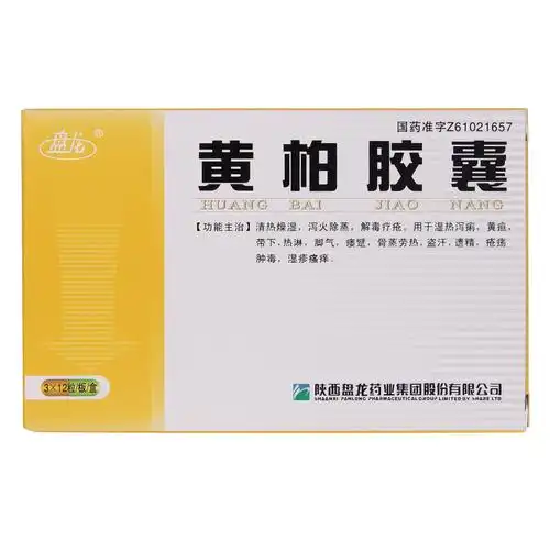 盘龙 黄柏胶囊 1g*36粒/盒