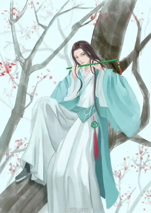 古风插画之完整人物设计男