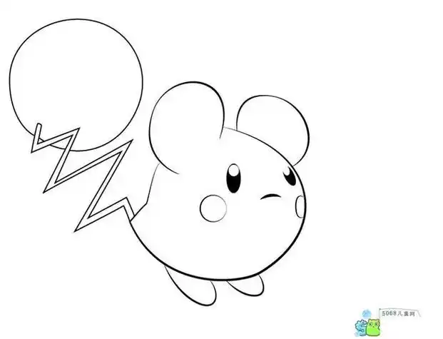 神奇宝贝的简笔画可爱的