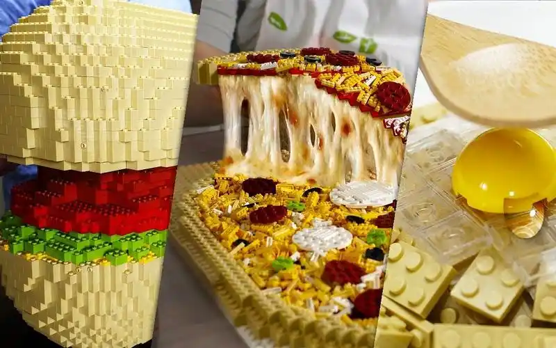 乐高lego 定格动画 披萨_哔哩哔哩 (゜-゜)つロ 干杯~-bilibili