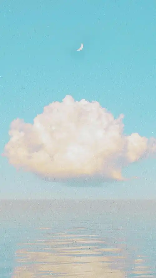 温柔到爆的ins风治愈系手绘风景,高清图片,手机壁纸