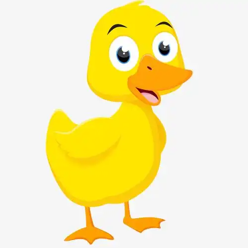 卡通家禽和野生动物