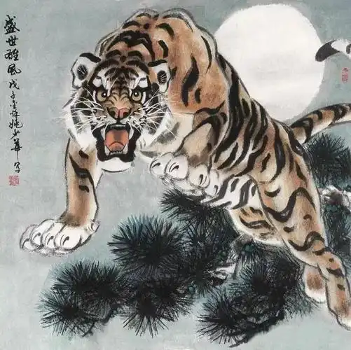 中国十大画虎名家|画家|冯大中|国画|张善孖|张大千_网易订阅