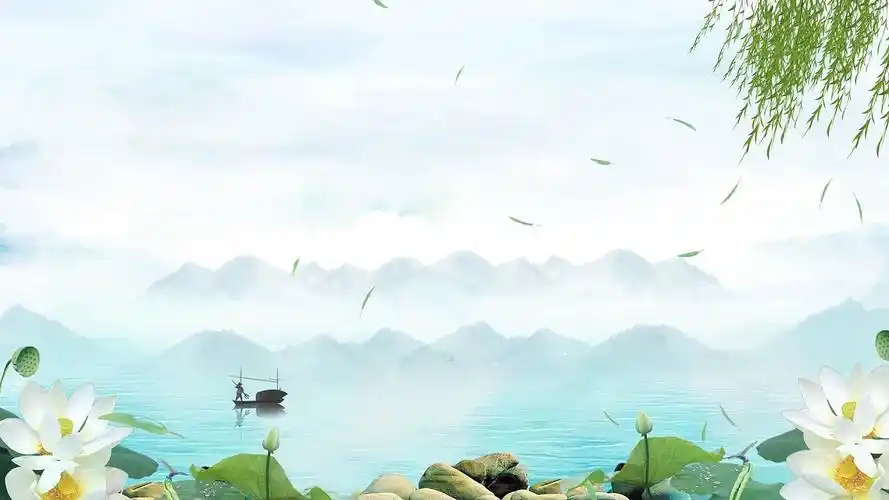 4k高清中国风水墨山水背景啊额模板水墨背景[mp4 gif]