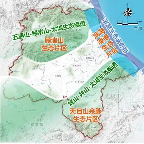 生态画廊,茶经圣地—浙江长兴县国土空间总体规划(2021-2035)