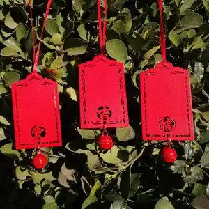 许愿牌祈福牌姓名牌留言牌木质挂牌装饰饰品寺庙旅游景区用品木牌