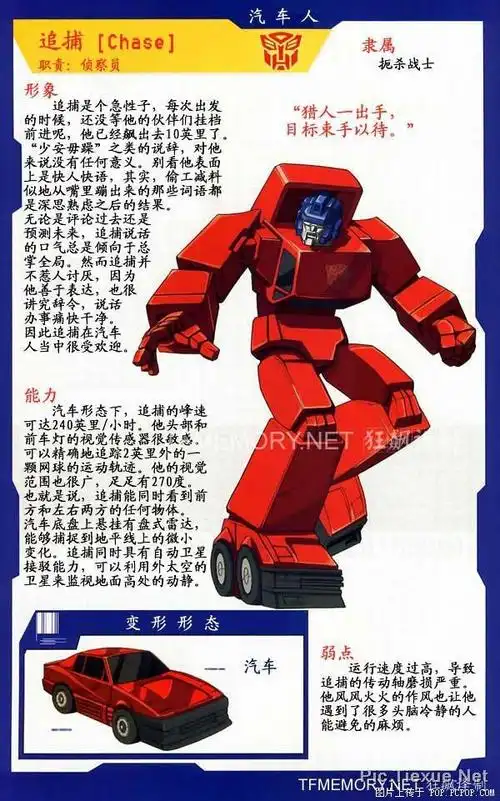 变形金刚人物介绍-带图-博派-持续更新( 转载)