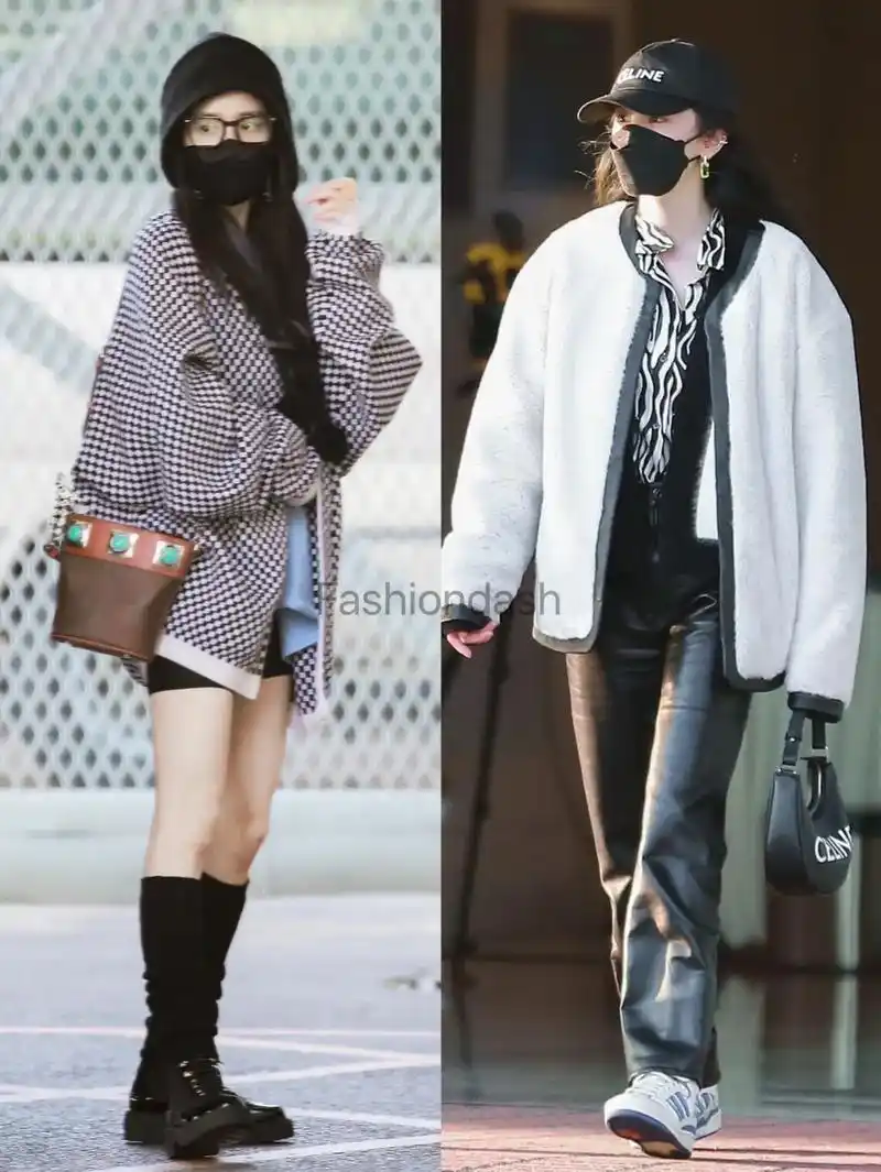 杨幂秋冬街拍合辑,幂姐真的很会穿也很有想法!  #杨幂私服  - 抖音