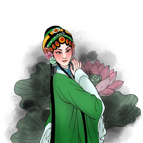 cs6交流群:标签国粹京剧京剧人物卡通手绘女戏剧人物戏曲戏曲女人物戏