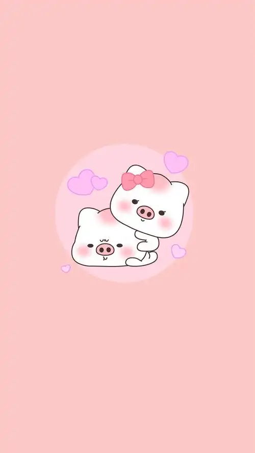 粉色小清新可爱高清手机壁纸
