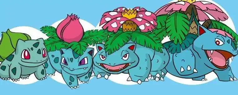 中mega妙蛙花的配招是一般:睡眠粉 寄生种子 臭泥爆弹 超级吸收/地震