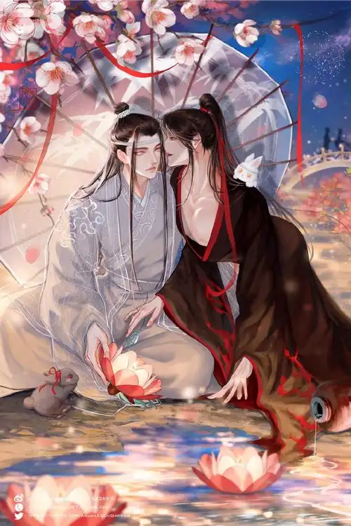 倚桥乘鹊檀郎笑##蓝忘机魏无羡天生一对