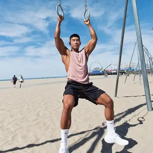 特价健美训练服男_omg潮牌 夏宽松透气健美运动背心男训练速干健身衣