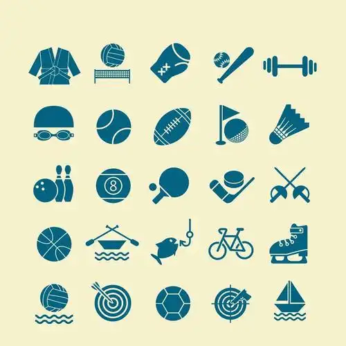 运动图标矢量素材