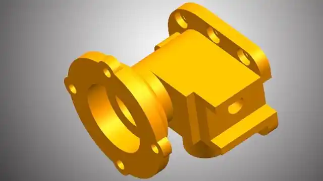 ug机械零件建模实例---阀体01