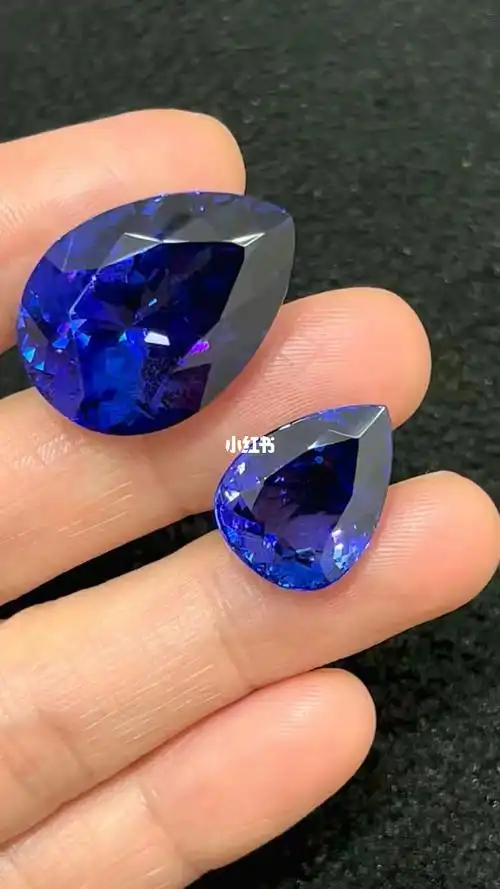 5a坦桑蓝精品套装水滴形蓝宝石
