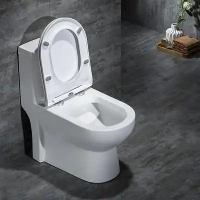 直冲式大口径马桶家用坐厕冲落式坐便器防臭防堵直排式节水座便器