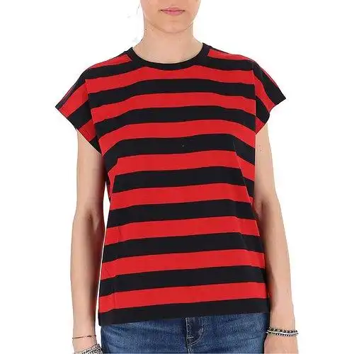 celine/赛琳 19年春夏 圆领 女性 蝙蝠袖 条纹 女士短袖t恤 2x2353