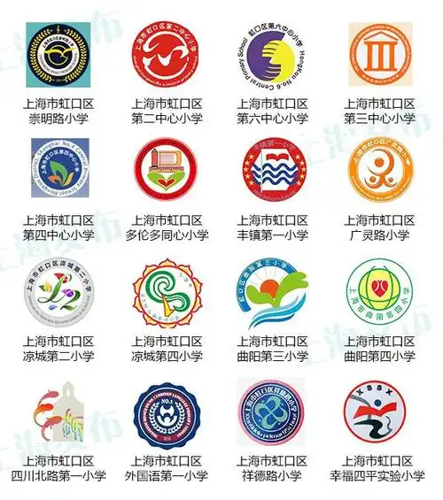 盘点沪上219小学校徽有你的母校吗