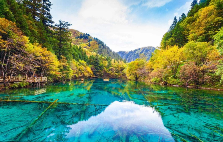 中国最美的十大自然景观之九寨沟