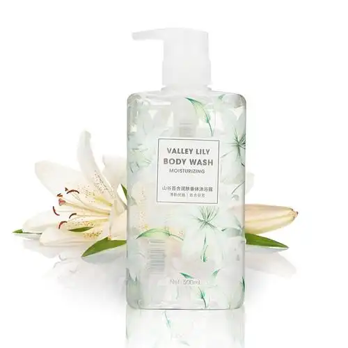 miniso名创优品沐浴露持久留香山谷百合沐浴乳男士女士专用家庭装