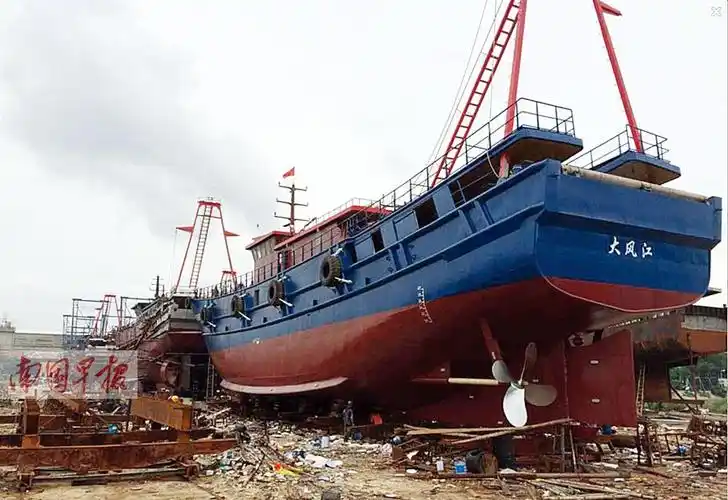 广西渔轮厂今年生产的多为钢制渔船.