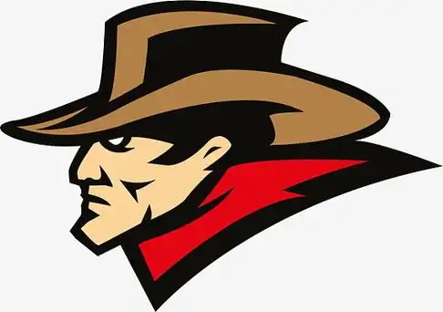 侧面卡通矢量牛仔