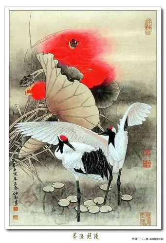 【怒波·鱼】:窦申清工笔花鸟