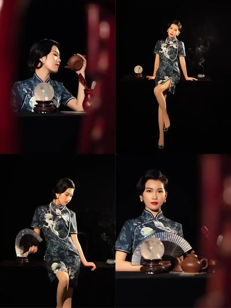旗袍拍照姿势 | 中式古典美人 | 温婉.中国风真的太美啦～ - 抖音