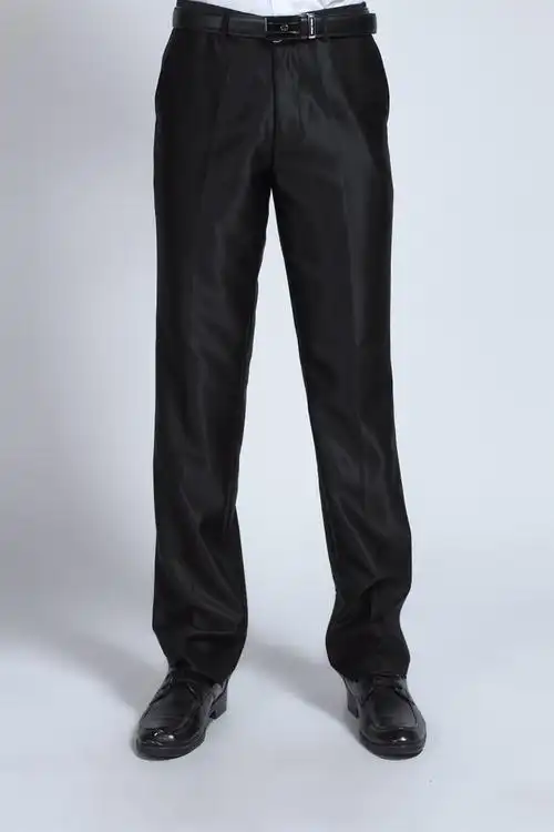 2021新秋冬款男西裤直筒韩版修身商务正装休闲男士职业西装裤亮面