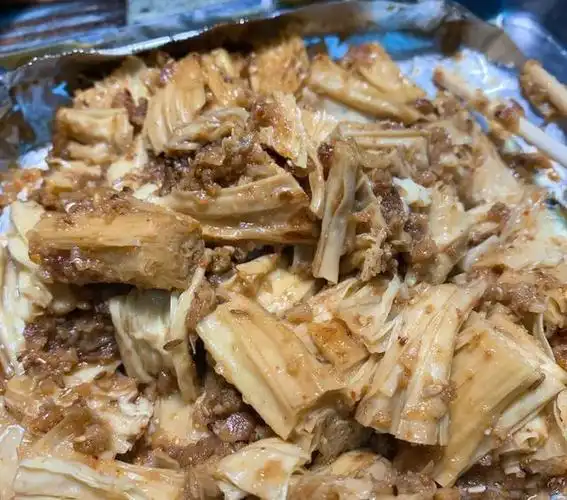 在鞍山第一次吃的锡纸腐竹真的爱了!